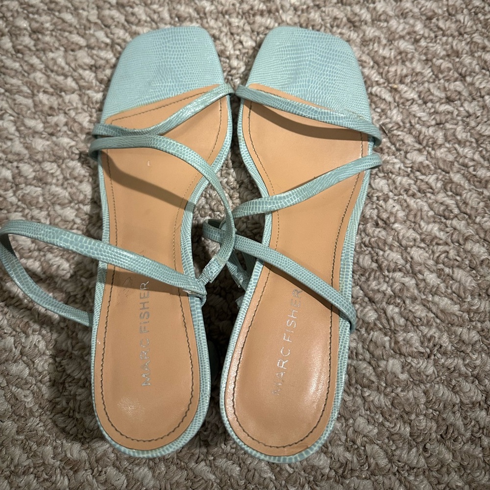 Marc Fisher Textured heeled sandals